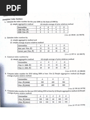 Index Number | PDF