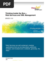 Thinking Inside The Box - Web Services and XML Management Web Services and XML Management