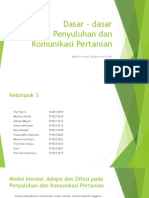 Model Inovasi Adopsi Dan Difusi Pada Penyuluhan Dan Komunikasi Pertanian