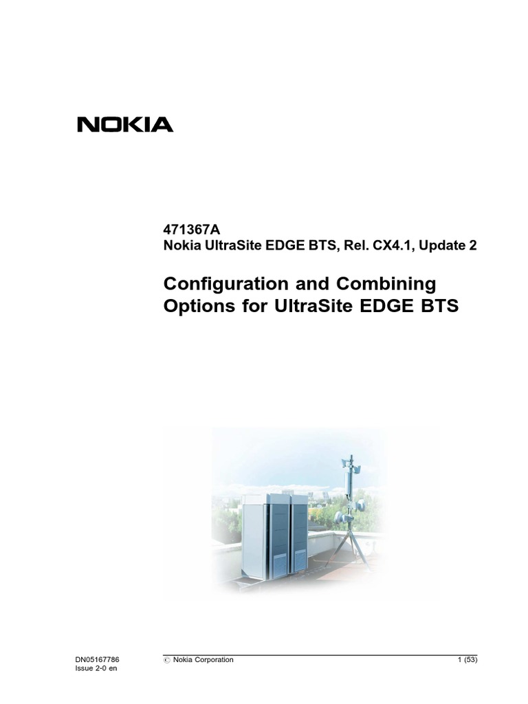 UltraSite EDGE BTS Config Guide | PDF | Telecommunications Engineering ...