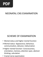 Neonatal Cns Examination