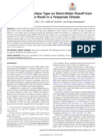 Effect of Roof Surface Type On Storm-Water Runoff From Full-Scale Roofs in A Temperate Climate