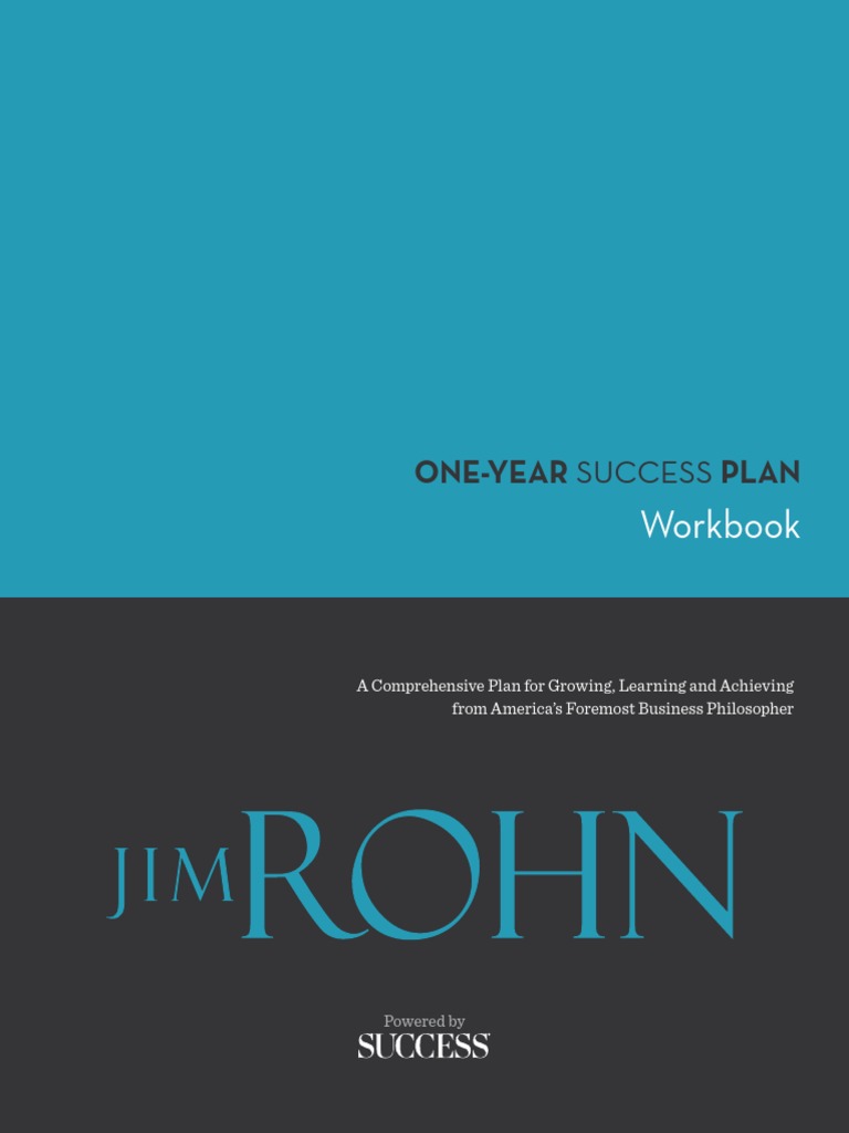 Jim Rohn One-Year Success Planner – VZLK