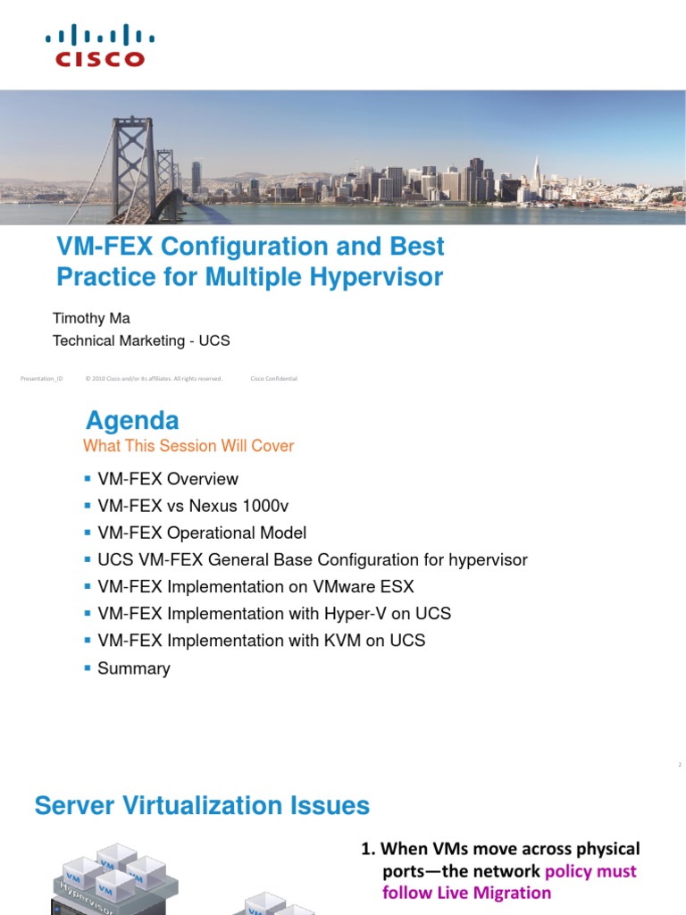 VM-FEX Configuration & Best Practice For Multiple Hypervisor | PDF ...