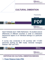 Hofstead Cultural Dimension 