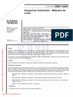 ABNT NBR 14967 - Mangueiras Industriais - MÃ©todos de Ensaio