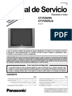 Panasonic ct-f2925n-nl Chassis gn3m SM