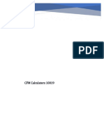 CFM Calculator 20119