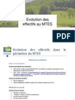 Evolution Des Effectifs Au Ministère de La Transition Écologique Et Solidaire