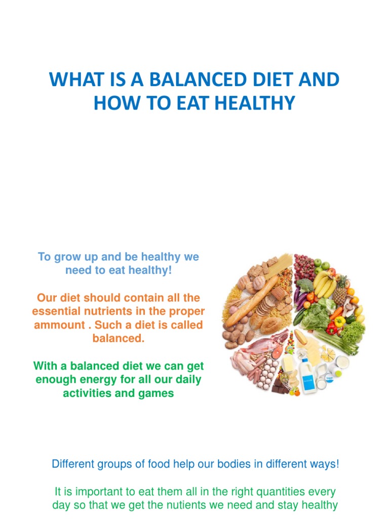Balanced Diet Essentials for Health | PDF