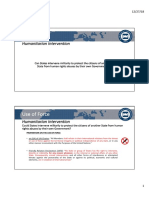 Use of Force: Humanitarian Intervention