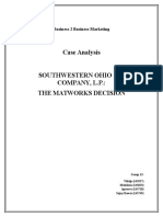 Case Analysis: Business 2 Business Marketing