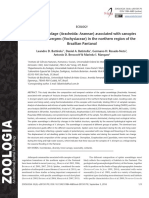 Spider Assemblage (Arachnida: Araneae) Associated With Canopies of Vochysia Divergens (Vochysiaceae) in The Northern Region of The Brazilian Pantanal