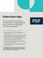 Interview Tips 2019-20