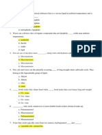 An Oil Is Any: 2 Exam Part I - MCQ