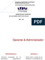 Administracion y Gerente