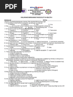 Health 2nd Quarterly Assessment With TOS