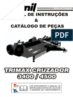 Manual TRIMAX Cruzador instruções