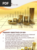 BSP Banking Law