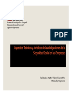 Aspectos Teóricos y Jurídicos de Las Obligaciones de La Seguridad Social en Las Empresas [Modo de Compa