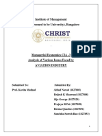 Analysis of Various Issues Faced by Aviation Industry