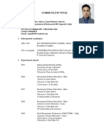 Curriculum Vitae: Datos Personales