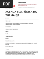 Agenda Telefonica para Eja