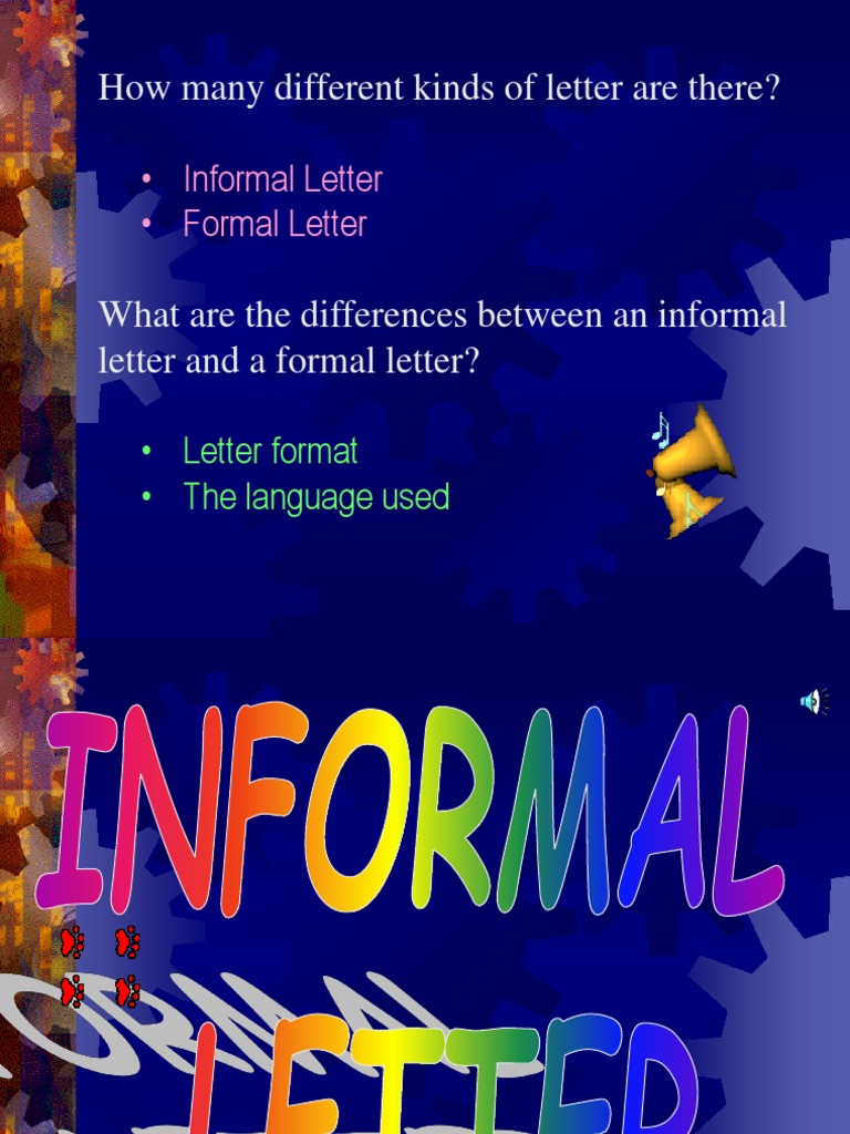 How Many Different Kinds of Letter Are There?: - Informal Letter ...