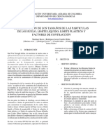 Lab - Determinacion de Tamaño de Particulas, Limite Liquido, Plastico y de Contraccion - Castillo - Martinez - Rodriguez.