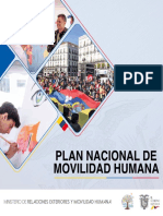 Plan Nacional de Movilidad Humana PDF