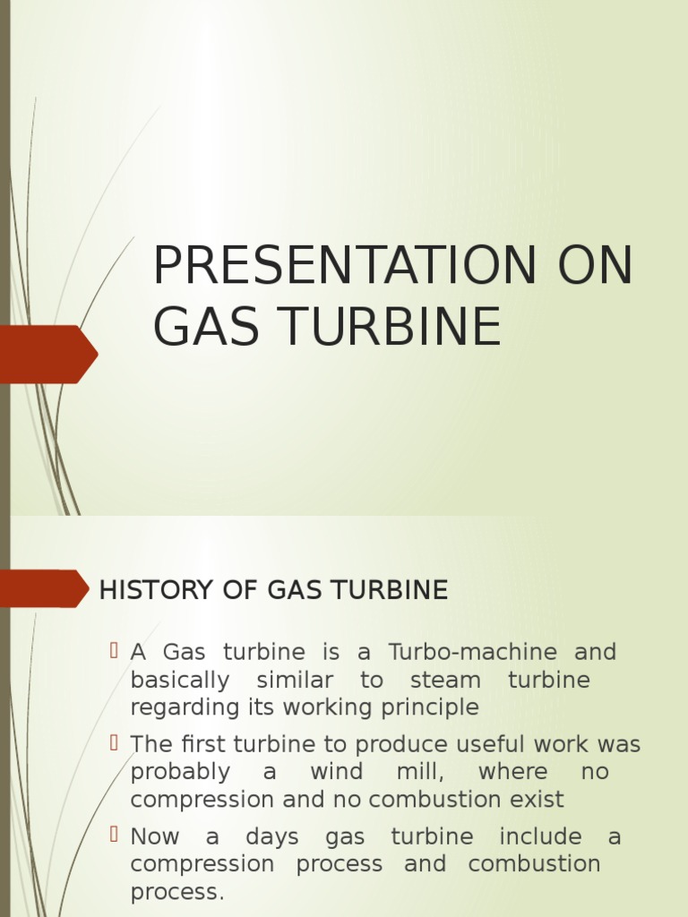 Gas Turbine Power Plant Overview | PDF | Gas Turbine | Turbine