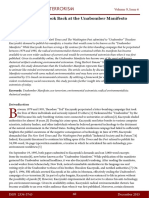 20 Years Later: A Look Back at The Unabomber Manifesto: Perspectives On Terrorism Volume 9, Issue 6