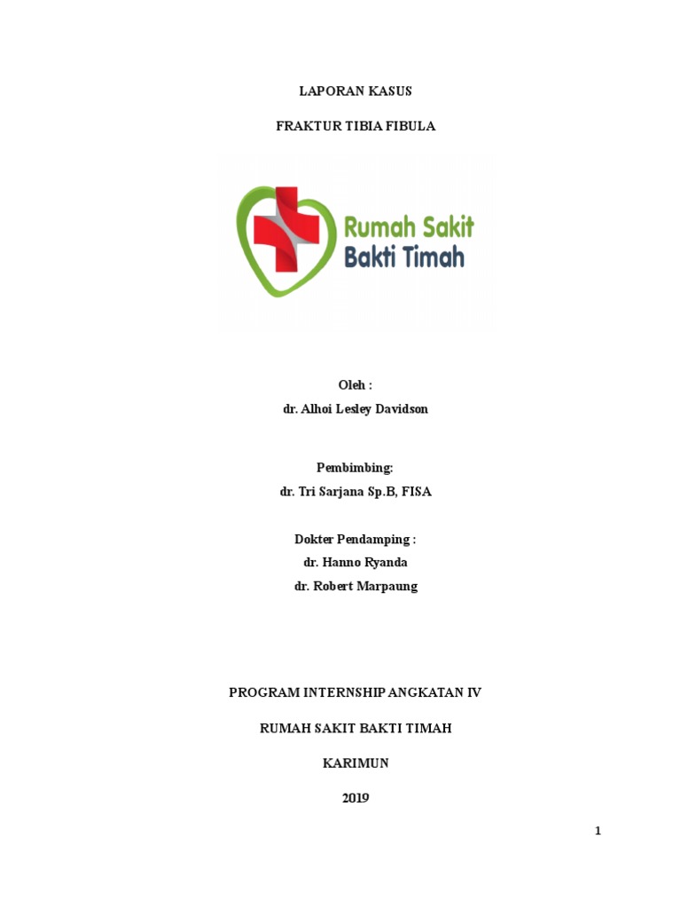 Fraktur Tibia Fibula | PDF