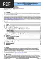 Electrical Safety in Metallic Pipeline Construction