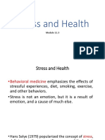 Stress and Health