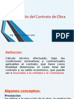 Liquidación Del Contrato de Obra AGOST 2019