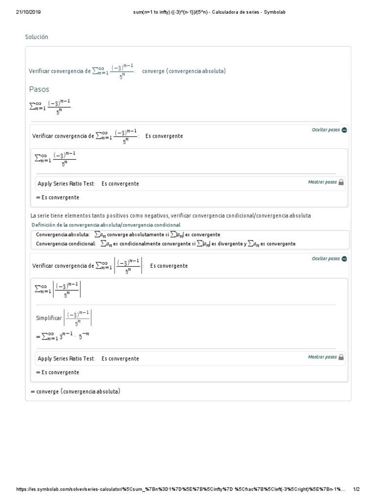 Symbolab Sum Of Series