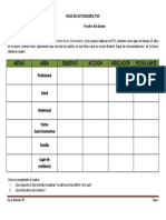 Hoja de Actividades PVC