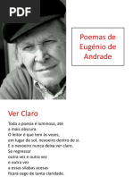 Poemas de Eugénio de Andrade