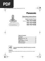 Panasonic-cordless User Manual