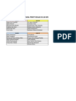 Jadwal Piket Kelas PDF