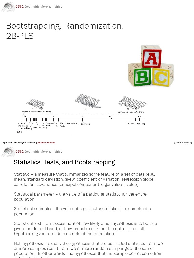 Geometric Morphometrics Techniques | PDF | Bootstrapping (Statistics ...