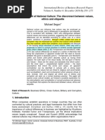 Corruption As Part of National Culture