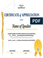 Certificate of Appreciation For LAC Training (DepEd) - FREE TEMPLATE v1