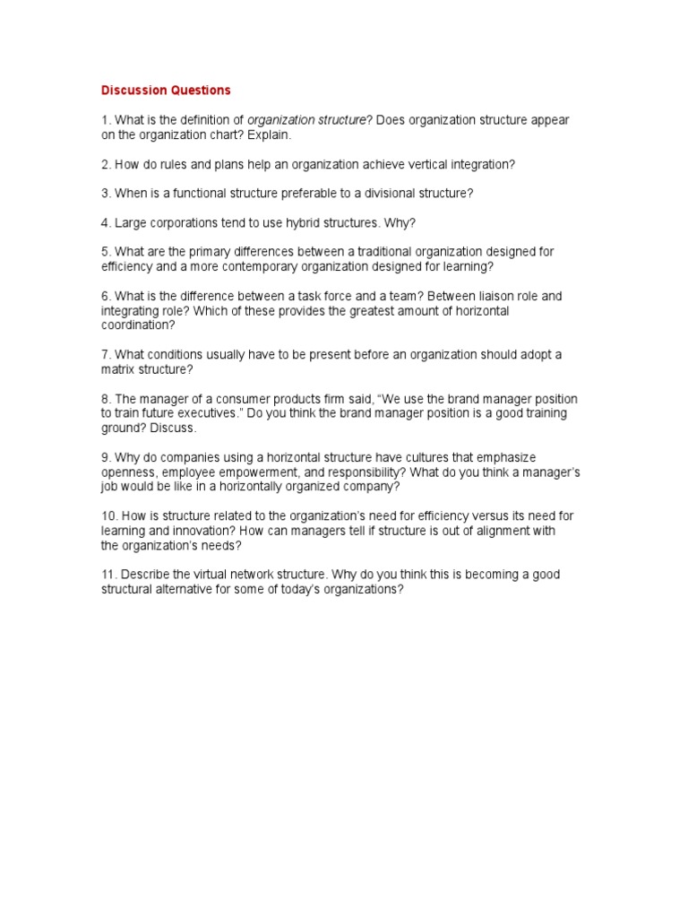 Discussion Questions PDF