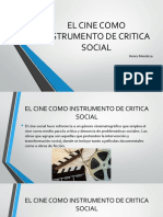 El Cine Como Instrumento de Critica Social