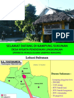 Kampung Wisata Lingkungan Sukunan