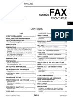 Front Axle: Section