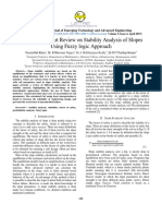 A State-of-the-Art Review On Stability Analysis of Slopes Using Fuzzy Logic Approach