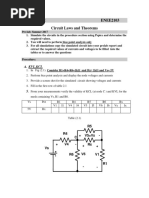 Experiment#2 ENEE2103 Circuit Laws and Theorems: A. KVL, KCL